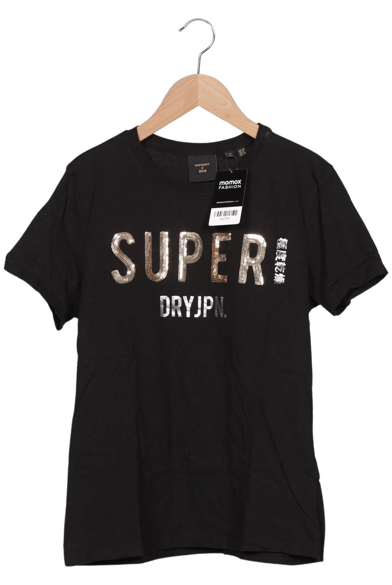 

Superdry Damen T-Shirt, schwarz, Gr. 40