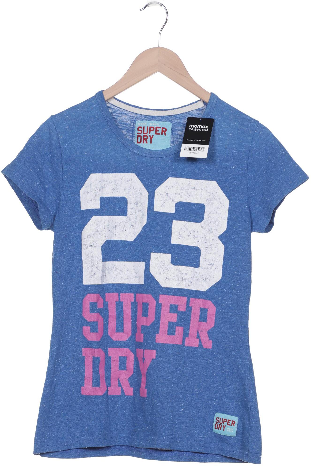 

Superdry Damen T-Shirt, blau, Gr. 42