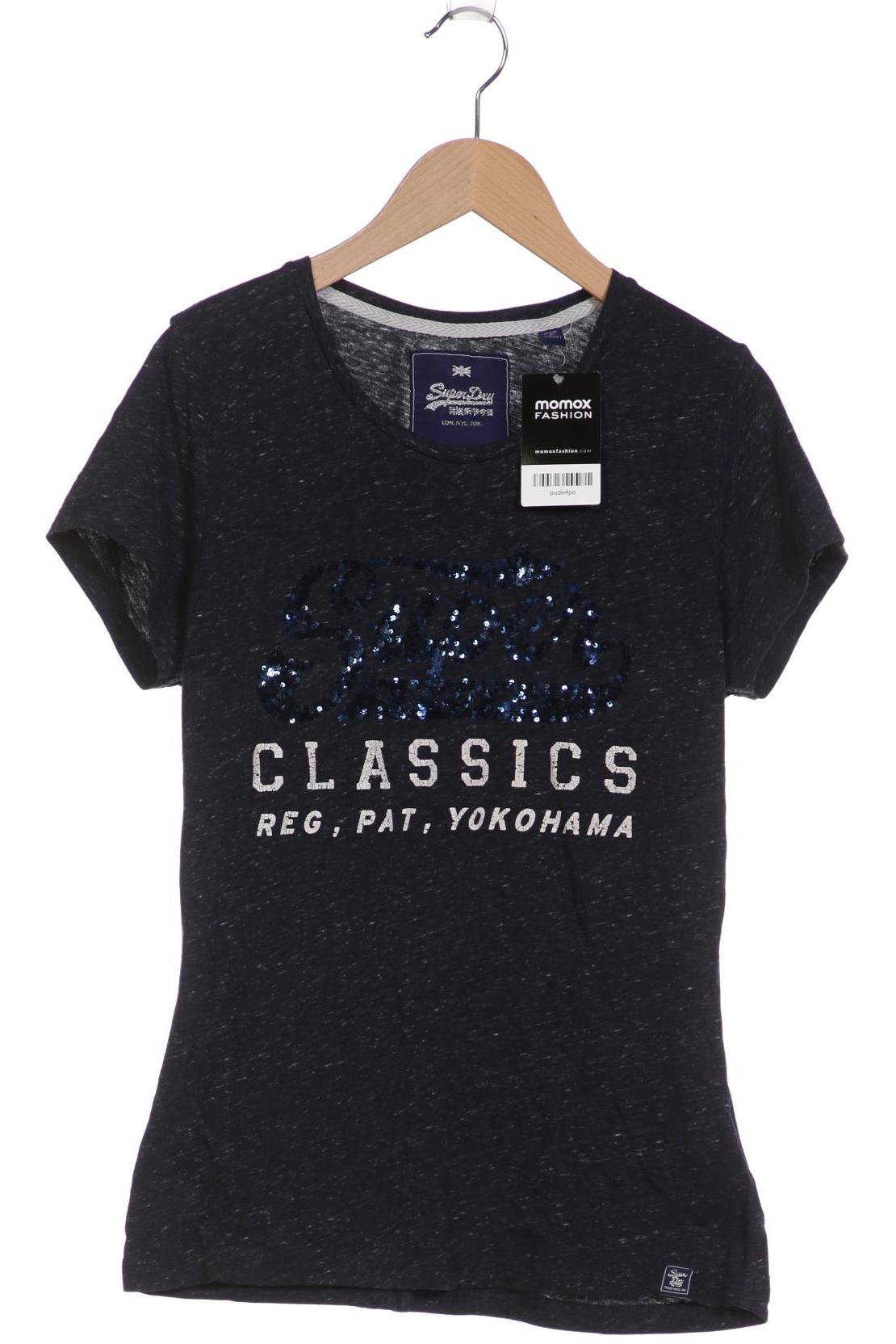 

Superdry Damen T-Shirt, marineblau, Gr. 42