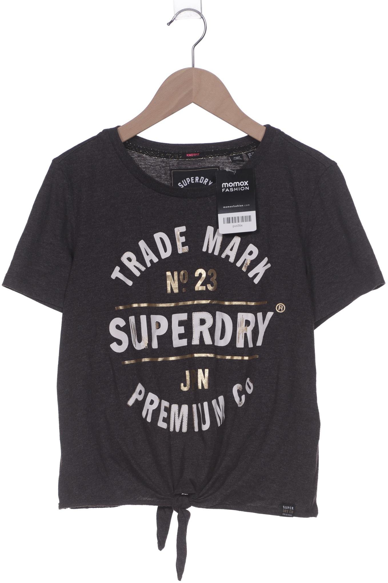 

Superdry Damen T-Shirt, grau, Gr. 38