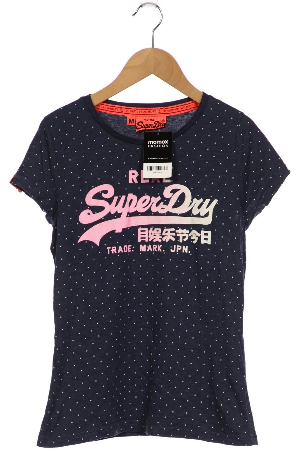 

Superdry Damen T-Shirt, marineblau, Gr. 38