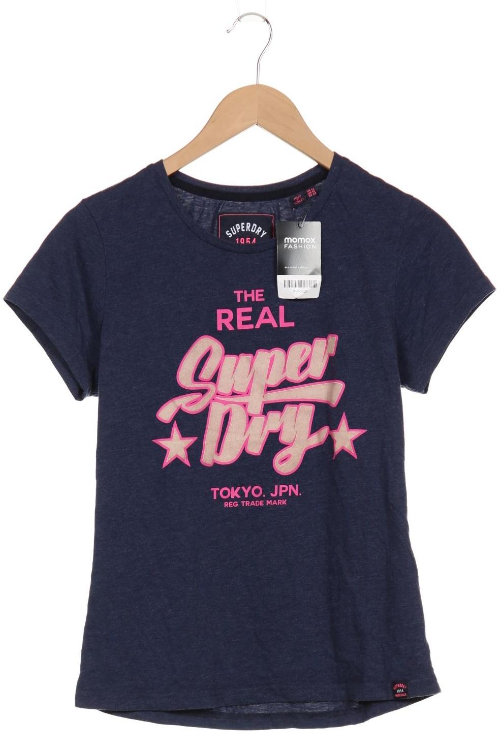 

Superdry Damen T-Shirt, marineblau, Gr. 42