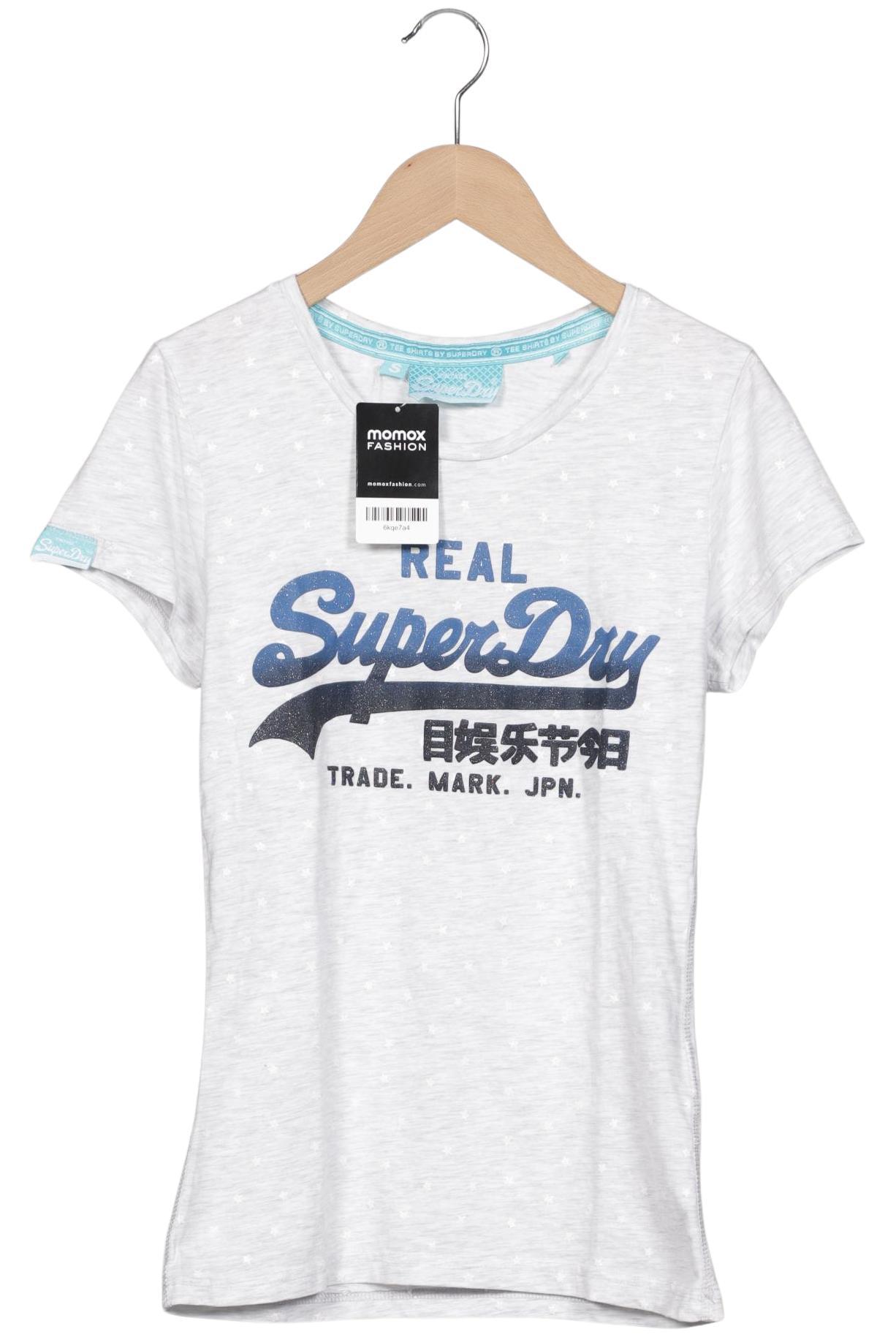 

Superdry Damen T-Shirt, grau, Gr. 36