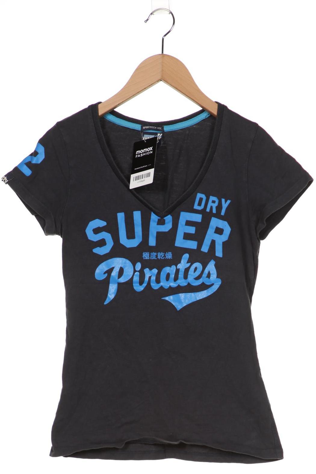 

Superdry Damen T-Shirt, grau, Gr. 36
