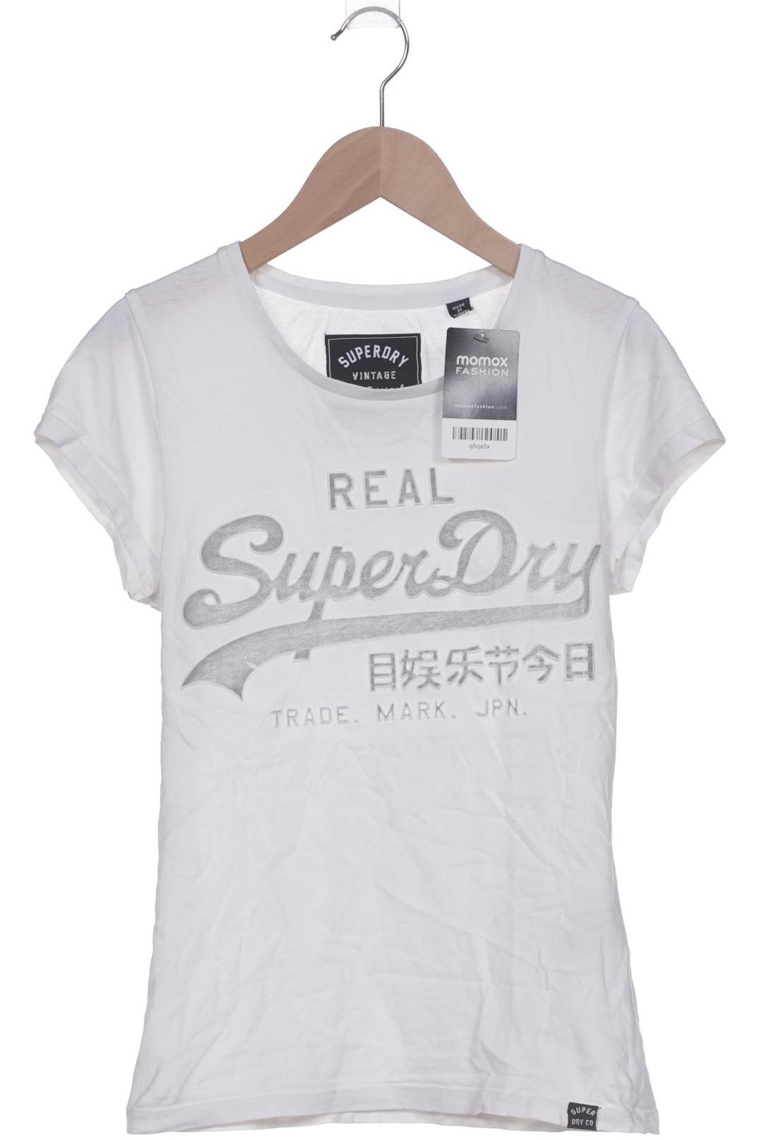 

Superdry Damen T-Shirt, weiß, Gr. 36