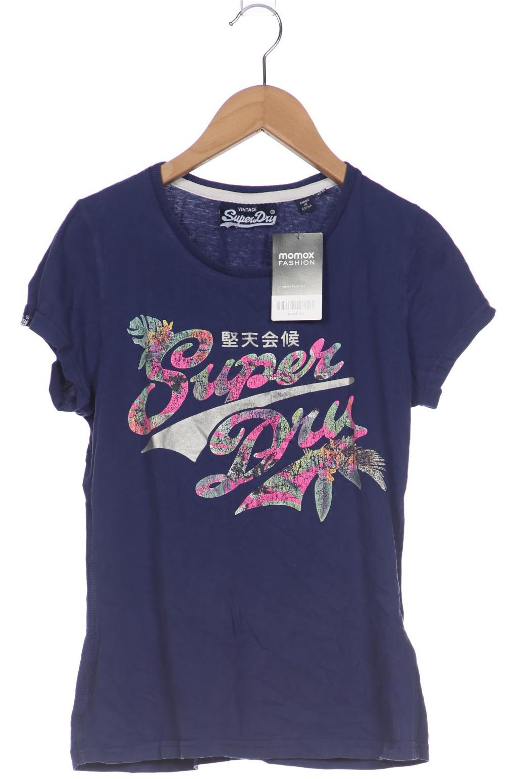 

Superdry Damen T-Shirt, marineblau, Gr. 38