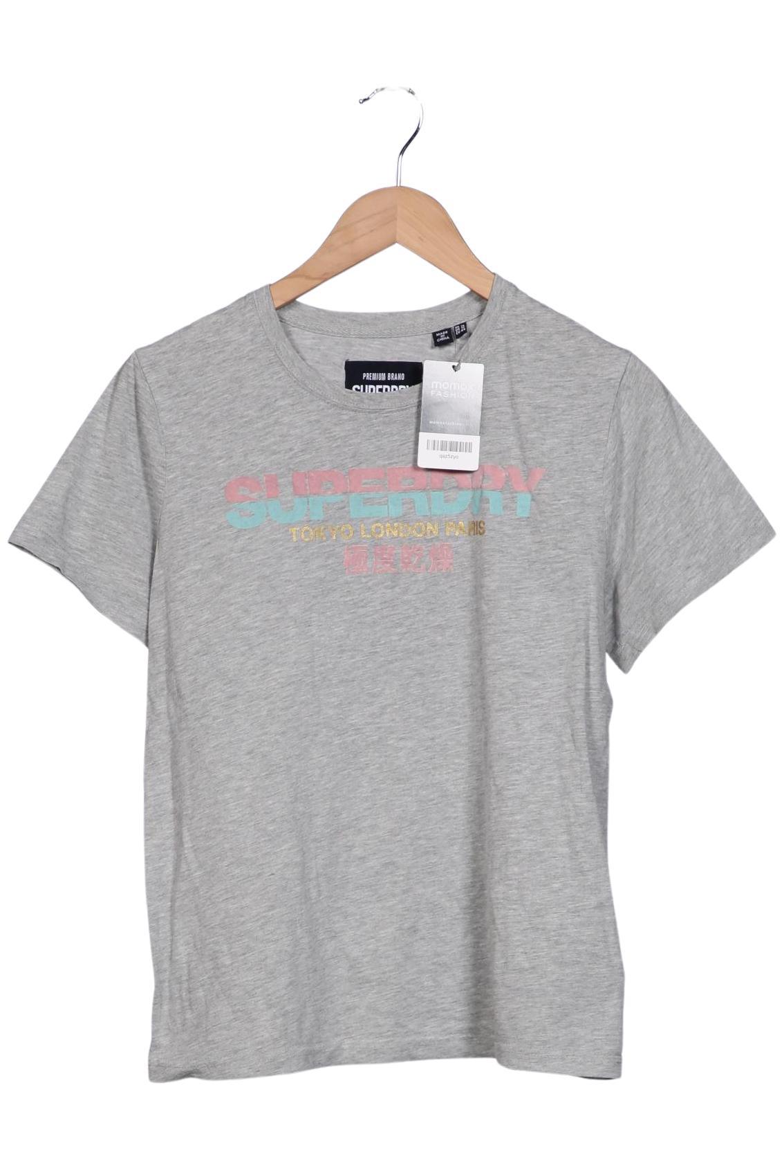 

Superdry Damen T-Shirt, grau, Gr. 44