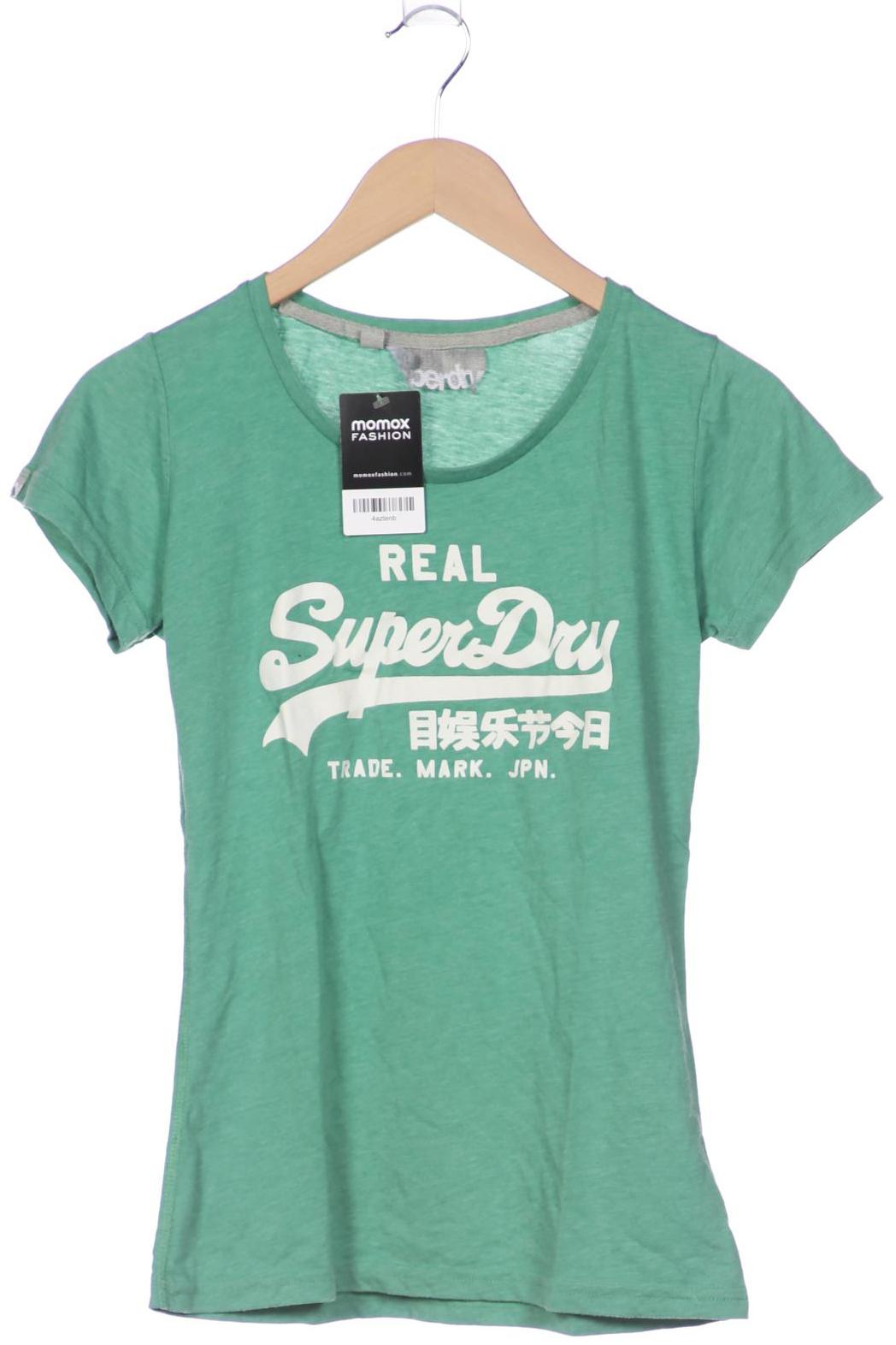 

Superdry Damen T-Shirt, grün, Gr. 38