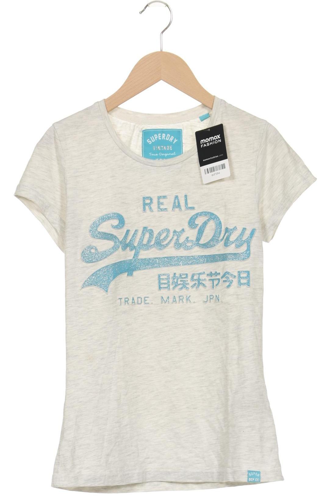 

Superdry Damen T-Shirt, grau, Gr. 36