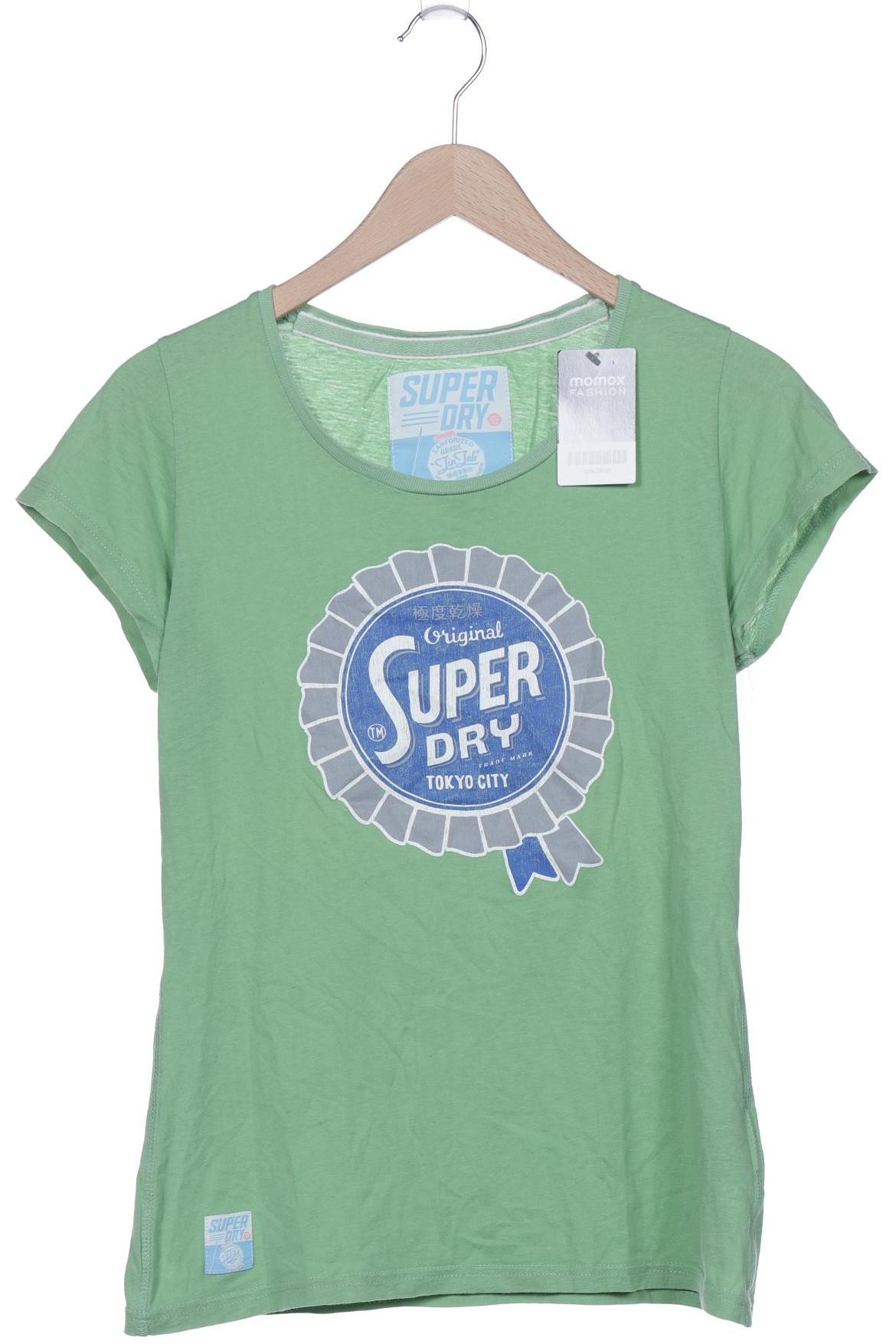 

Superdry Damen T-Shirt, grün, Gr. 42