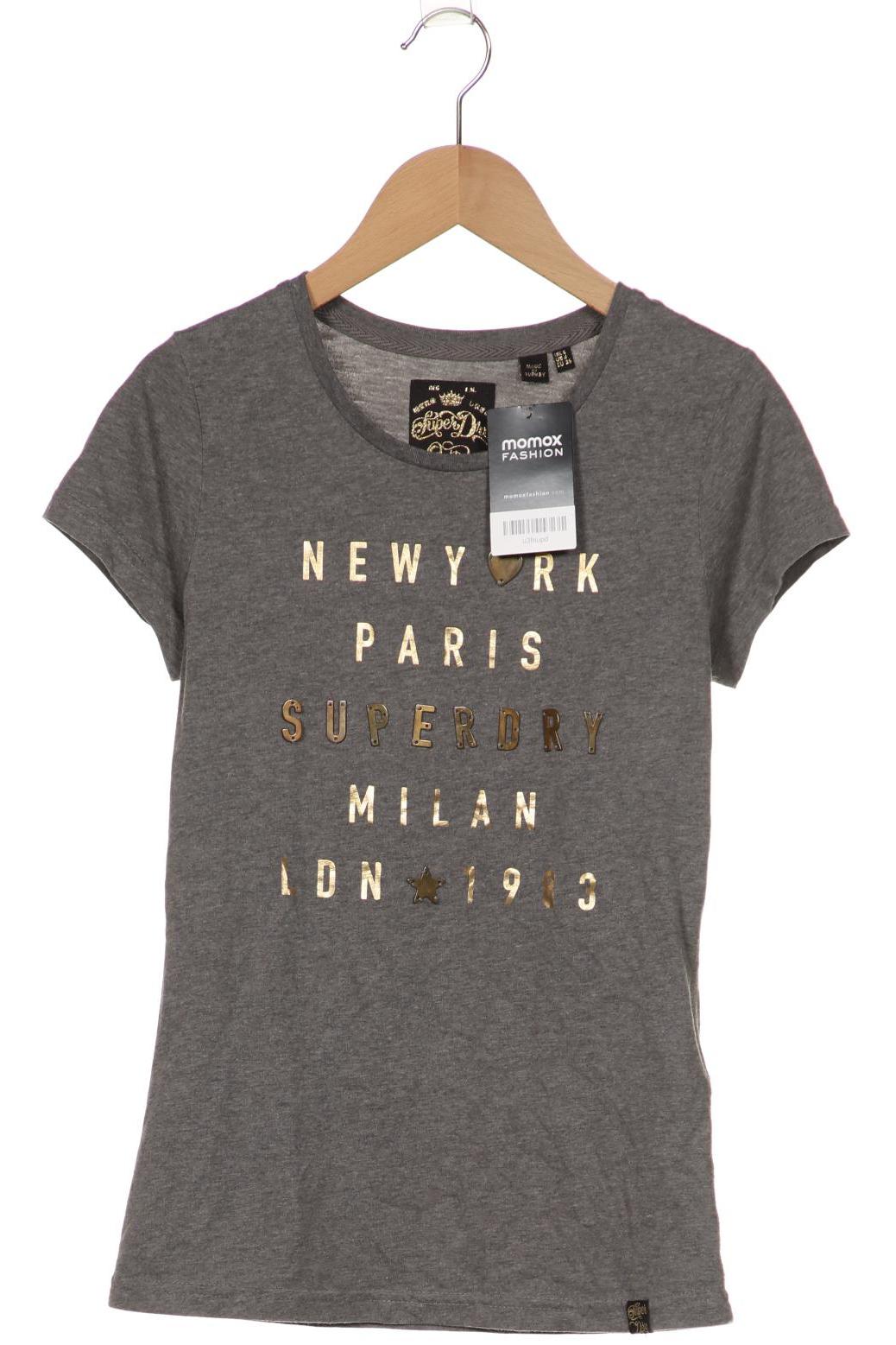 

Superdry Damen T-Shirt, grau, Gr. 36