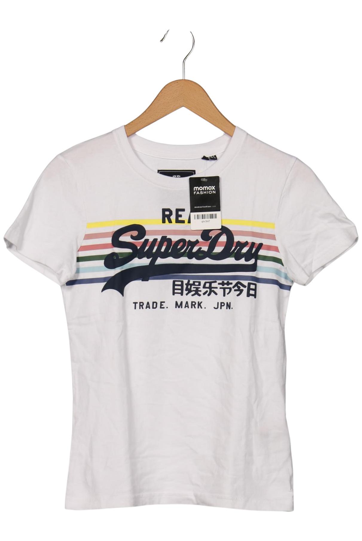 

Superdry Damen T-Shirt, weiß, Gr. 36