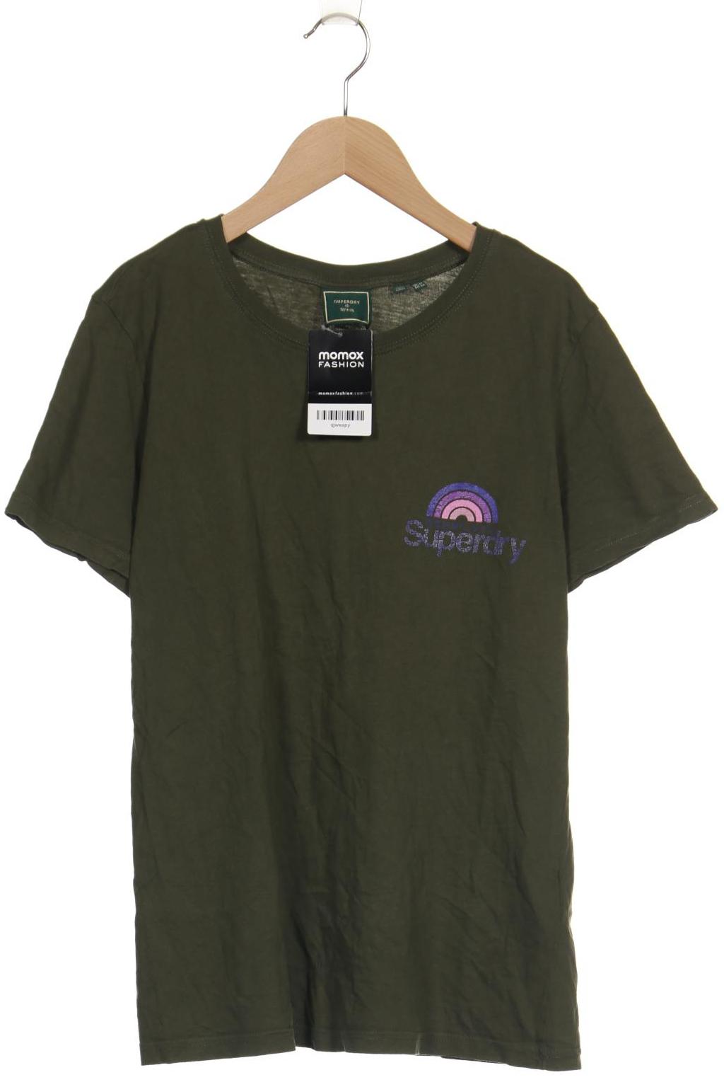 

Superdry Damen T-Shirt, grün, Gr. 40