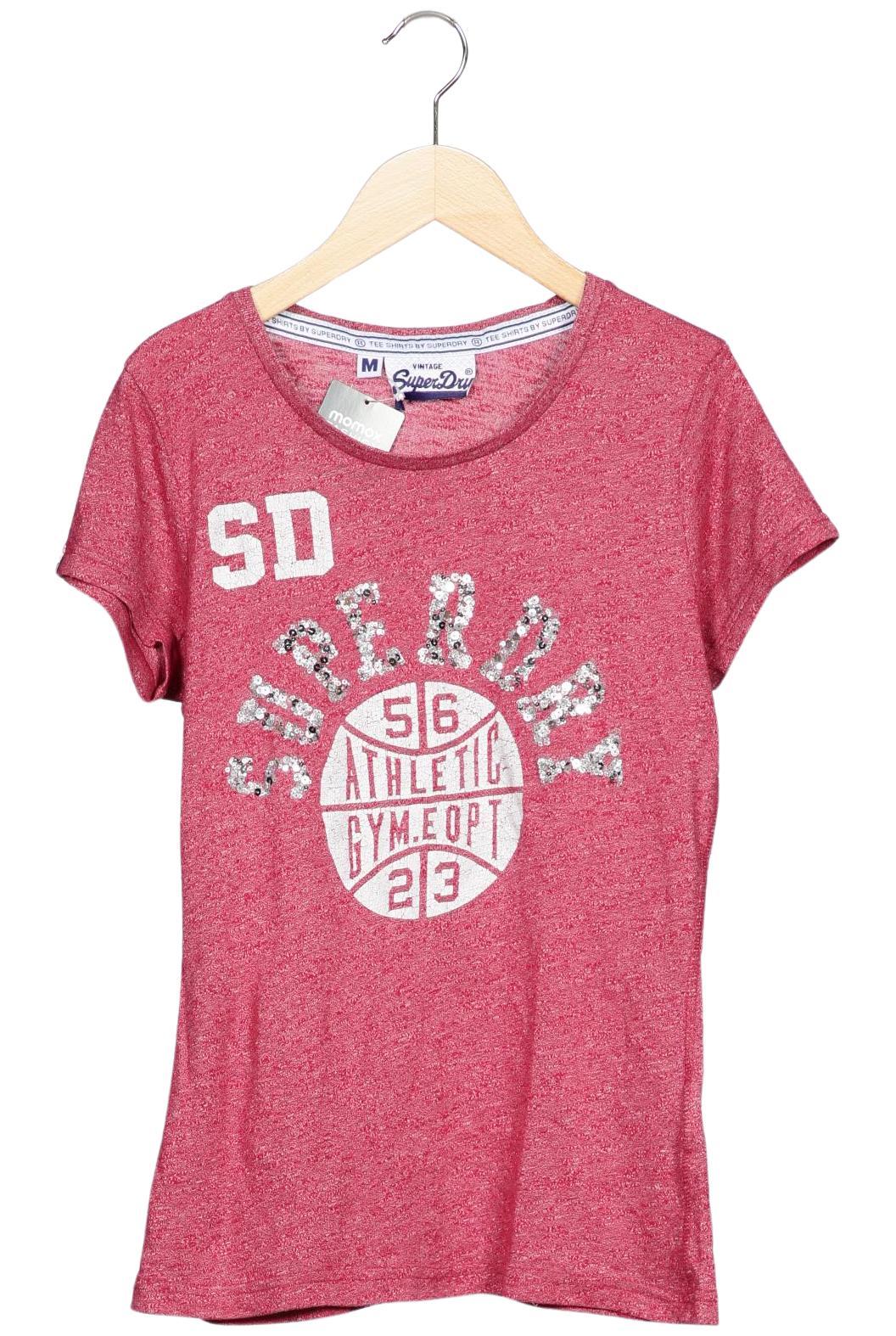 

Superdry Damen T-Shirt, rot, Gr. 38