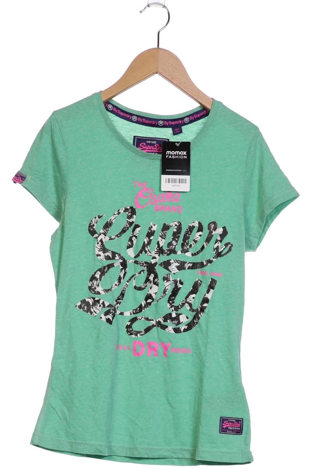 

Superdry Damen T-Shirt, hellgrün, Gr. 40
