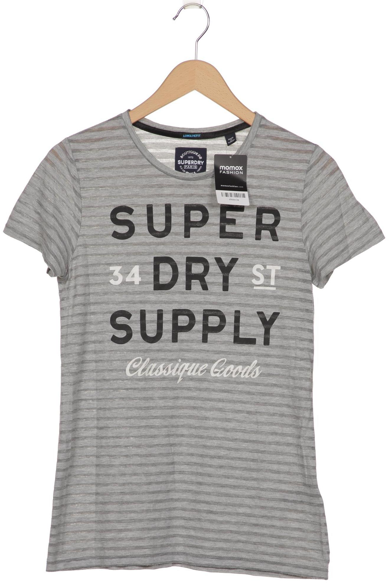 

Superdry Damen T-Shirt, grau, Gr. 34