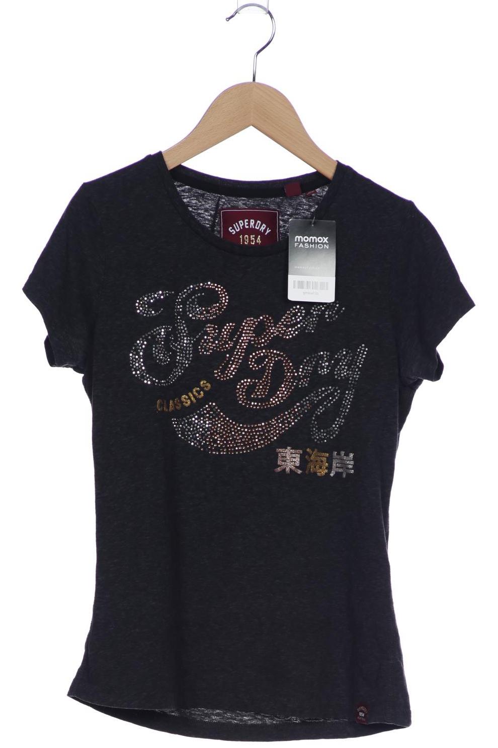 

Superdry Damen T-Shirt, schwarz, Gr. 38