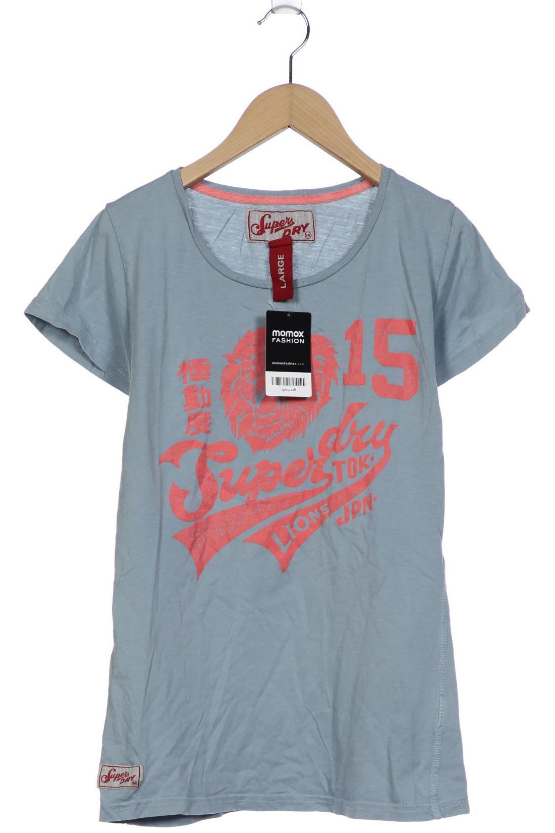 

Superdry Damen T-Shirt, hellblau, Gr. 42