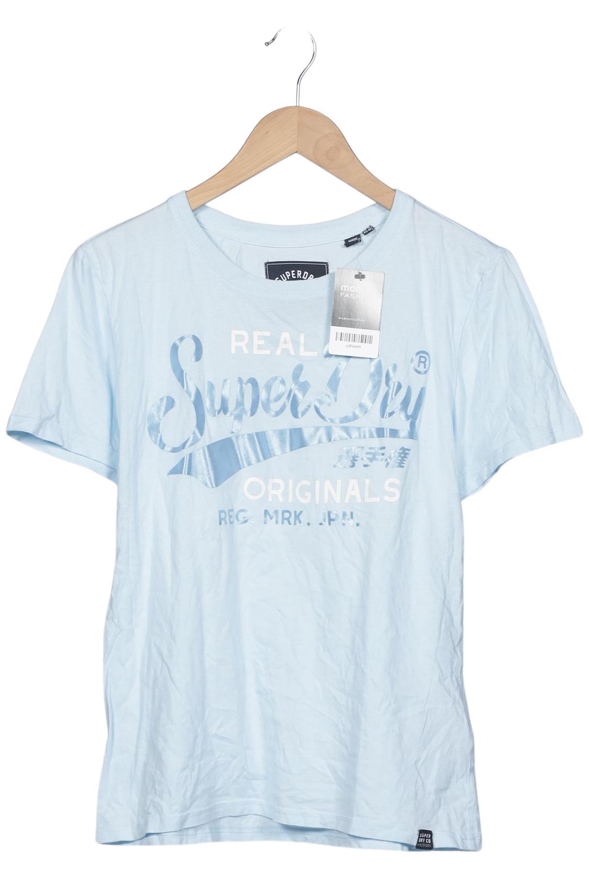 

Superdry Damen T-Shirt, hellblau, Gr. 42