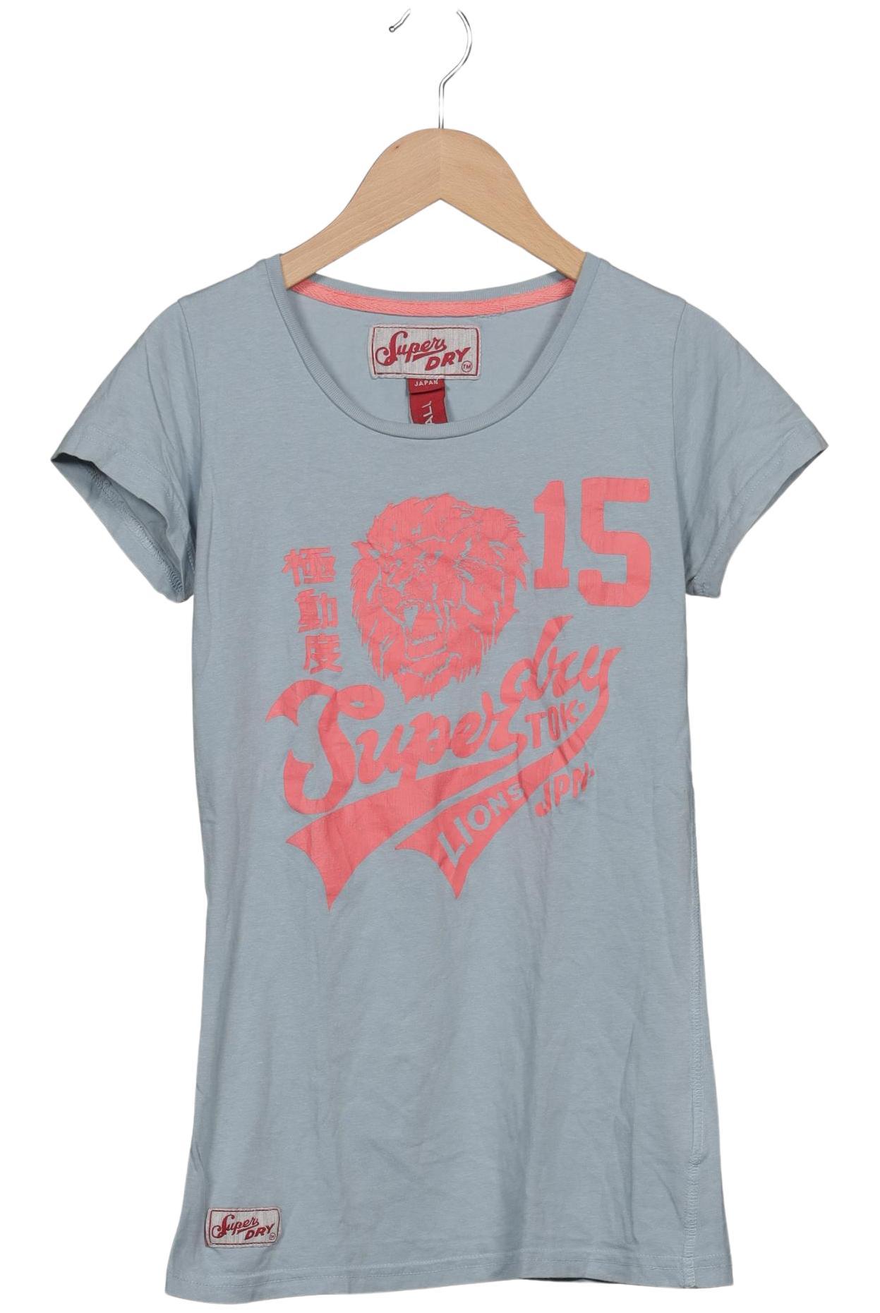 

Superdry Damen T-Shirt, hellblau, Gr. 36