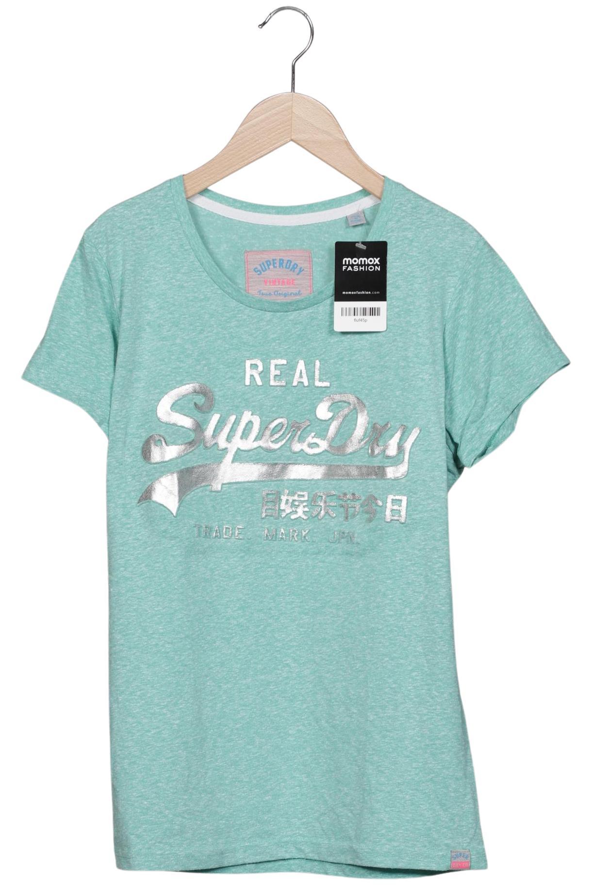 

Superdry Damen T-Shirt, türkis, Gr. 42