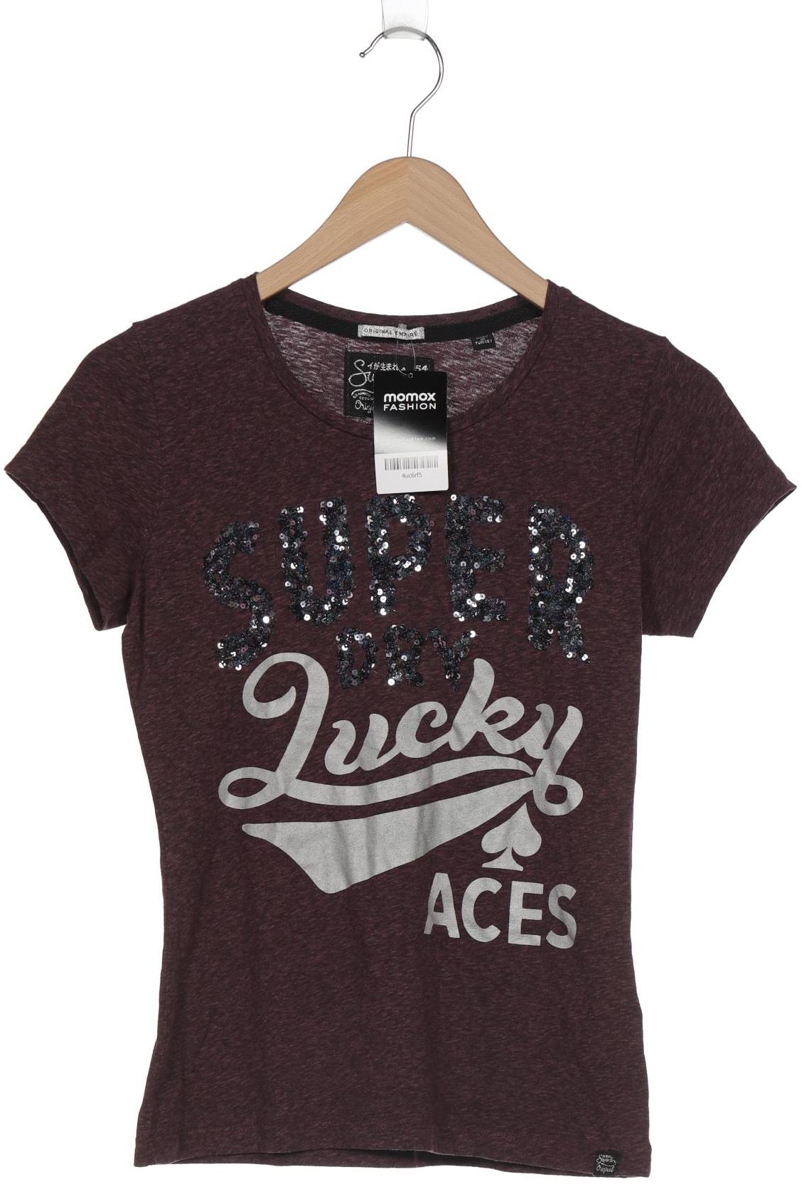 

Superdry Damen T-Shirt, bordeaux