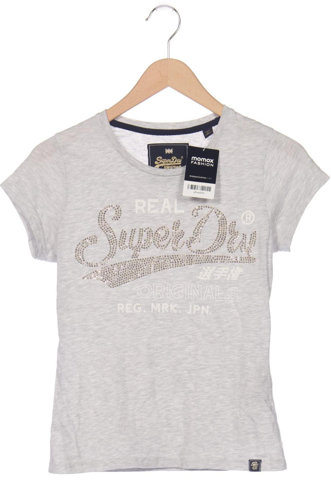 

Superdry Damen T-Shirt, grau, Gr. 38