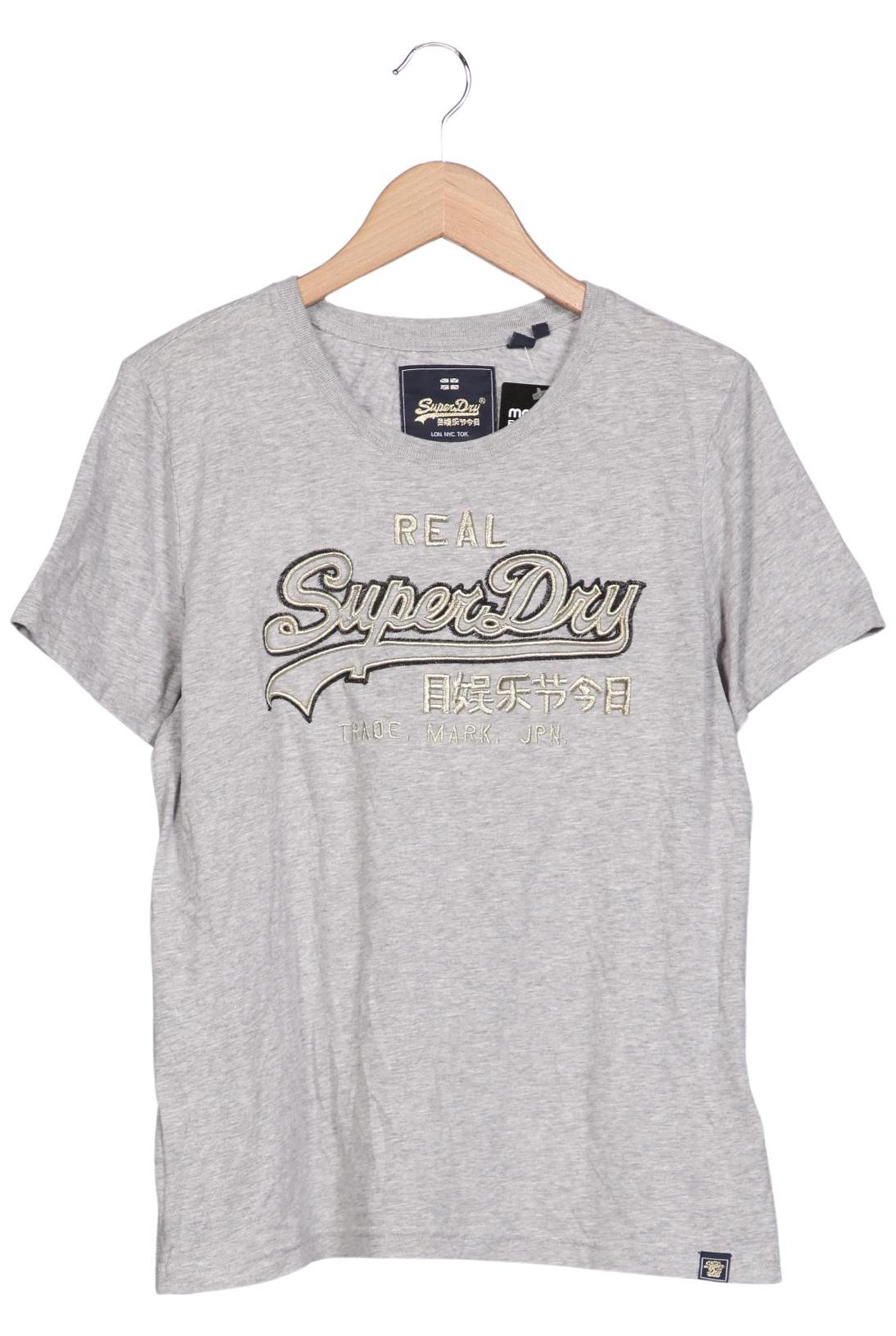 

Superdry Damen T-Shirt, grau, Gr. 44