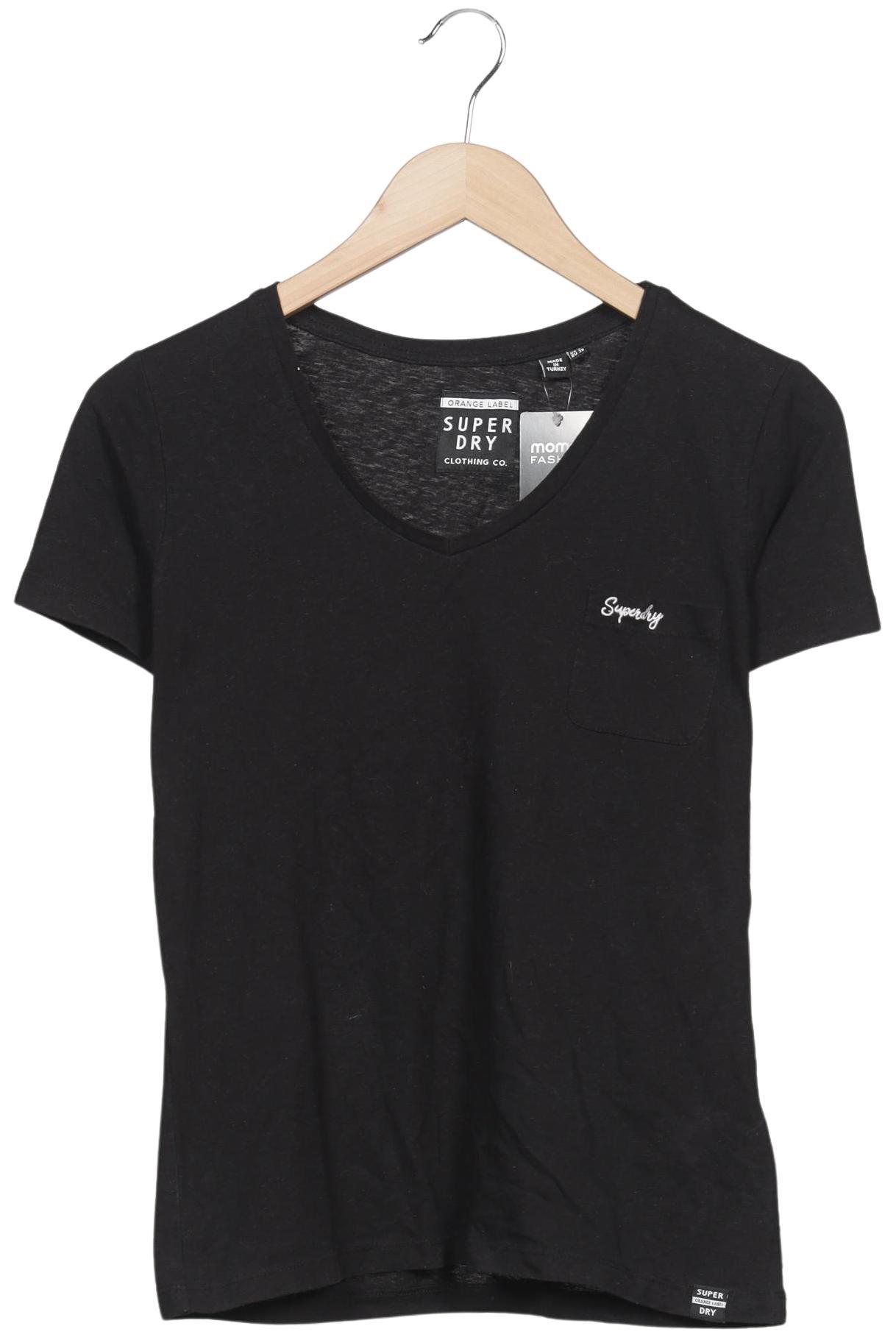 

Superdry Damen T-Shirt, schwarz, Gr. 36