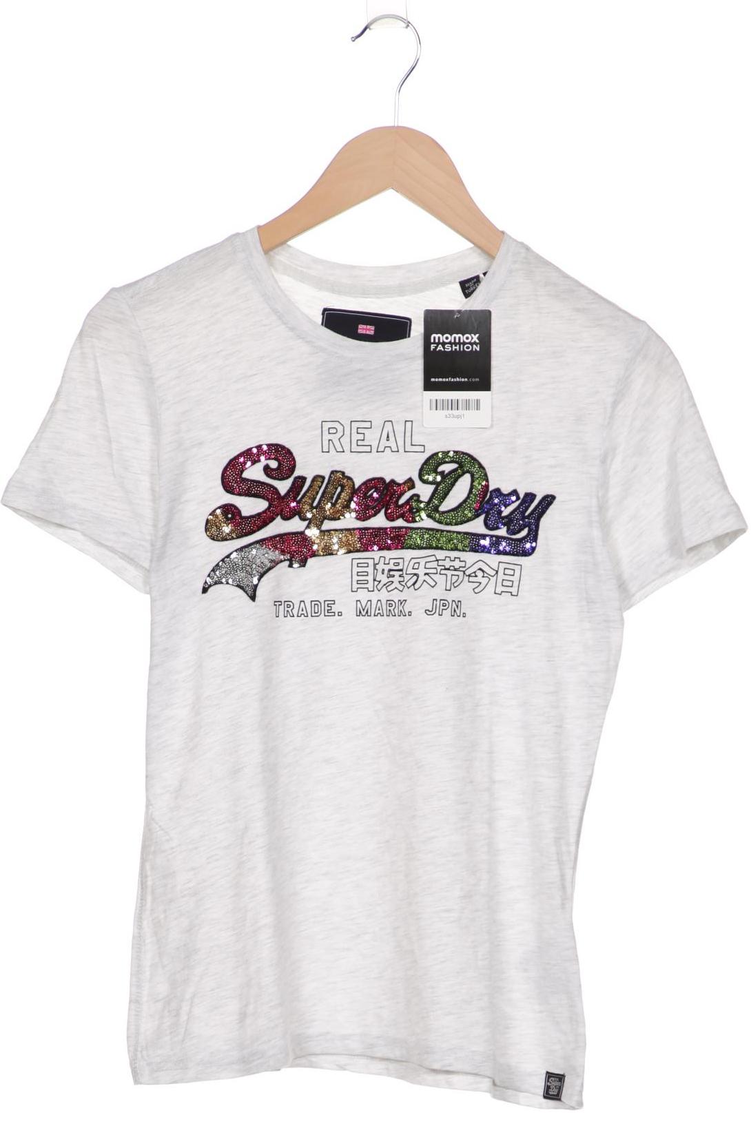 

Superdry Damen T-Shirt, grau, Gr. 38