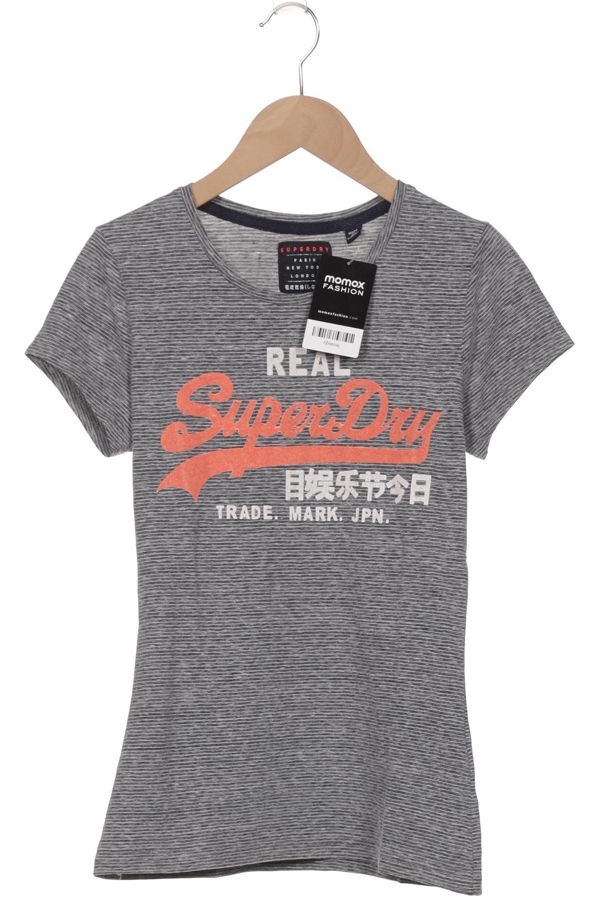 

Superdry Damen T-Shirt, grau, Gr. 34