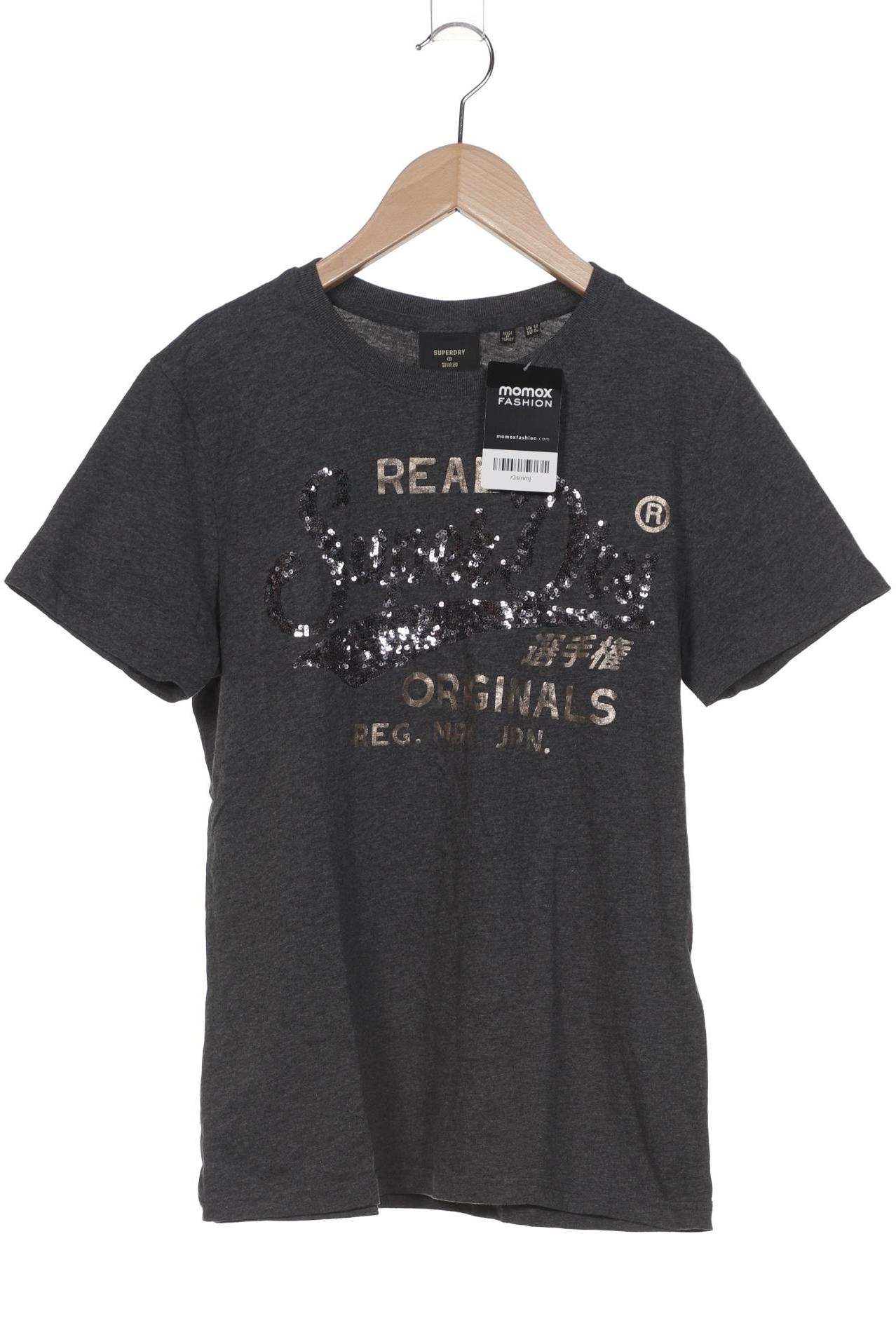 

Superdry Damen T-Shirt, grau, Gr. 40