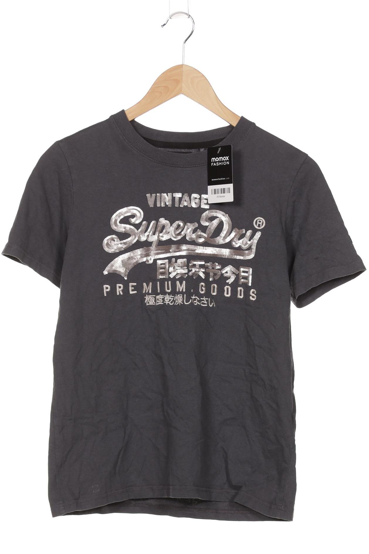 

Superdry Damen T-Shirt, grau, Gr. 38