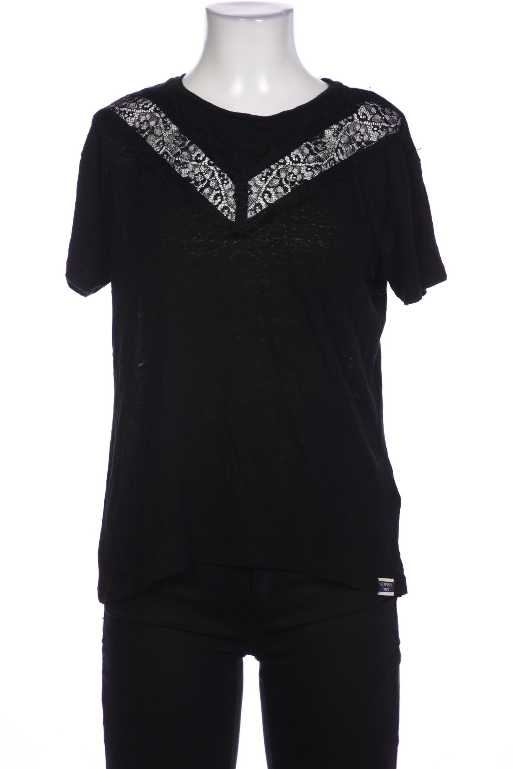 

Superdry Damen T-Shirt, schwarz, Gr. 38