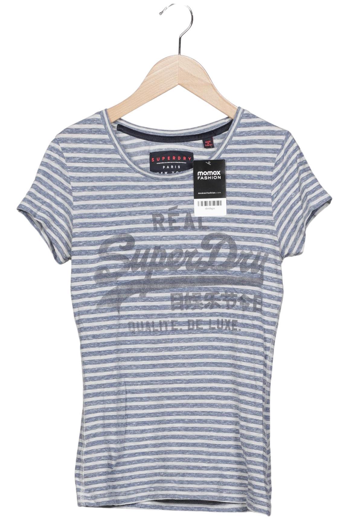 

Superdry Damen T-Shirt, blau, Gr. 34