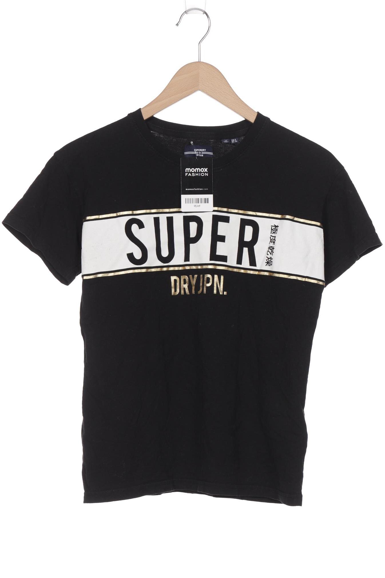 

Superdry Damen T-Shirt, schwarz, Gr. 36