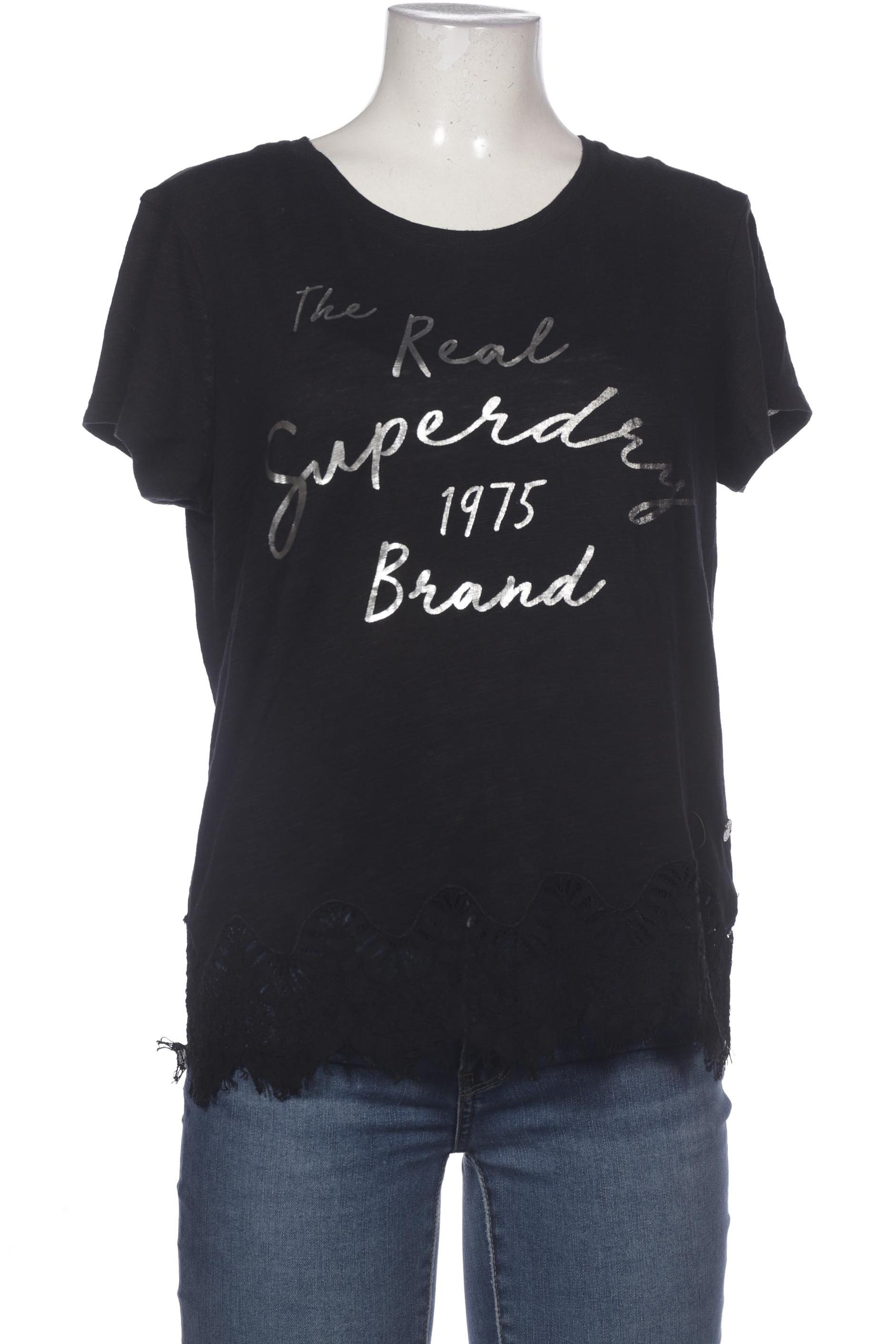 

Superdry Damen T-Shirt, schwarz, Gr. 42