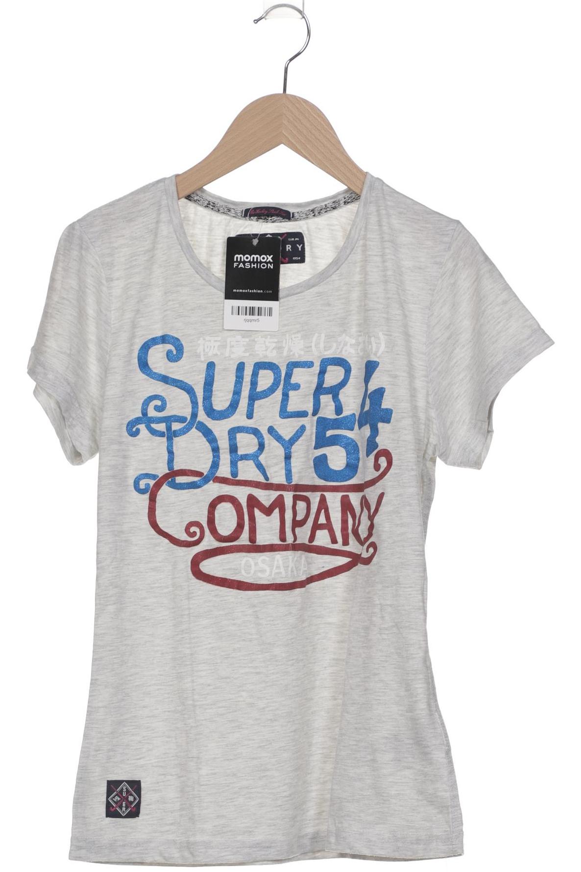 

Superdry Damen T-Shirt, grau, Gr. 42
