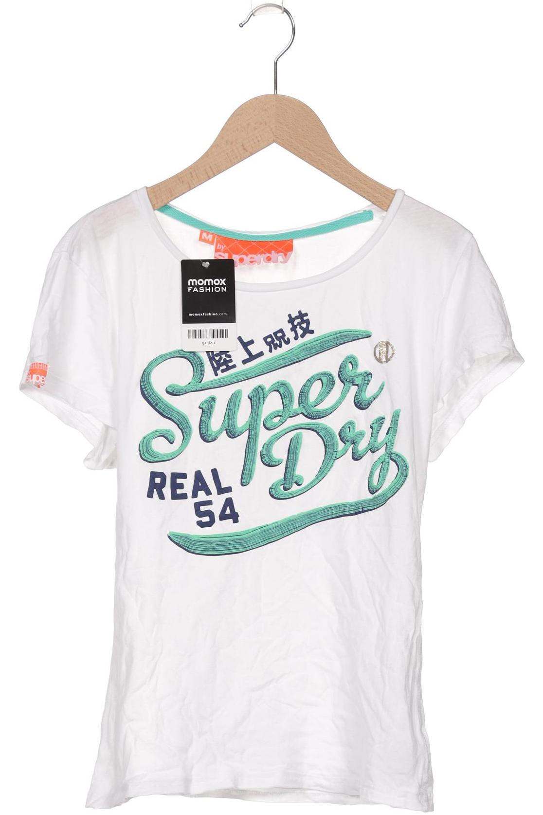 

Superdry Damen T-Shirt, weiß, Gr. 38