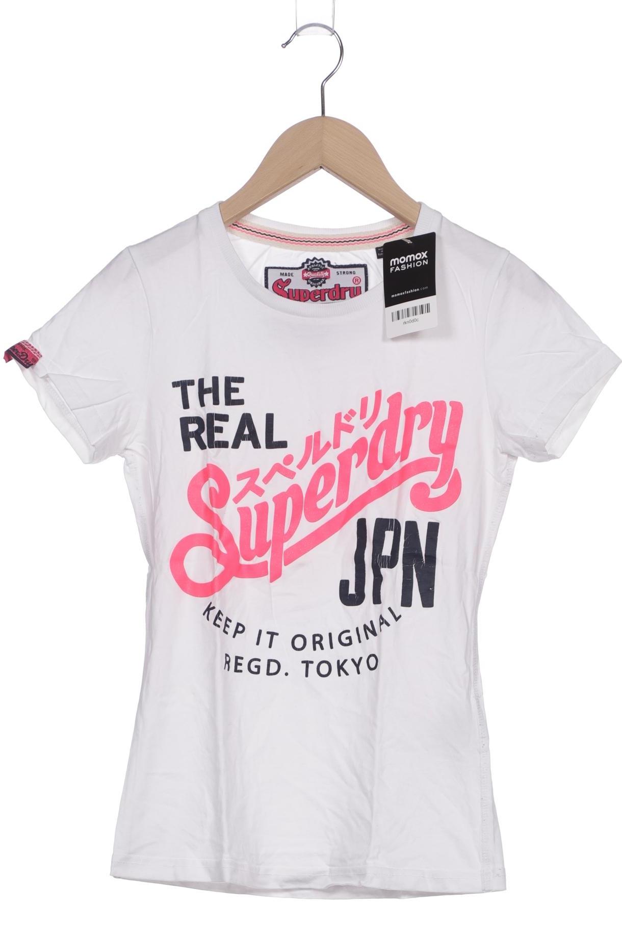 

Superdry Damen T-Shirt, weiß, Gr. 34