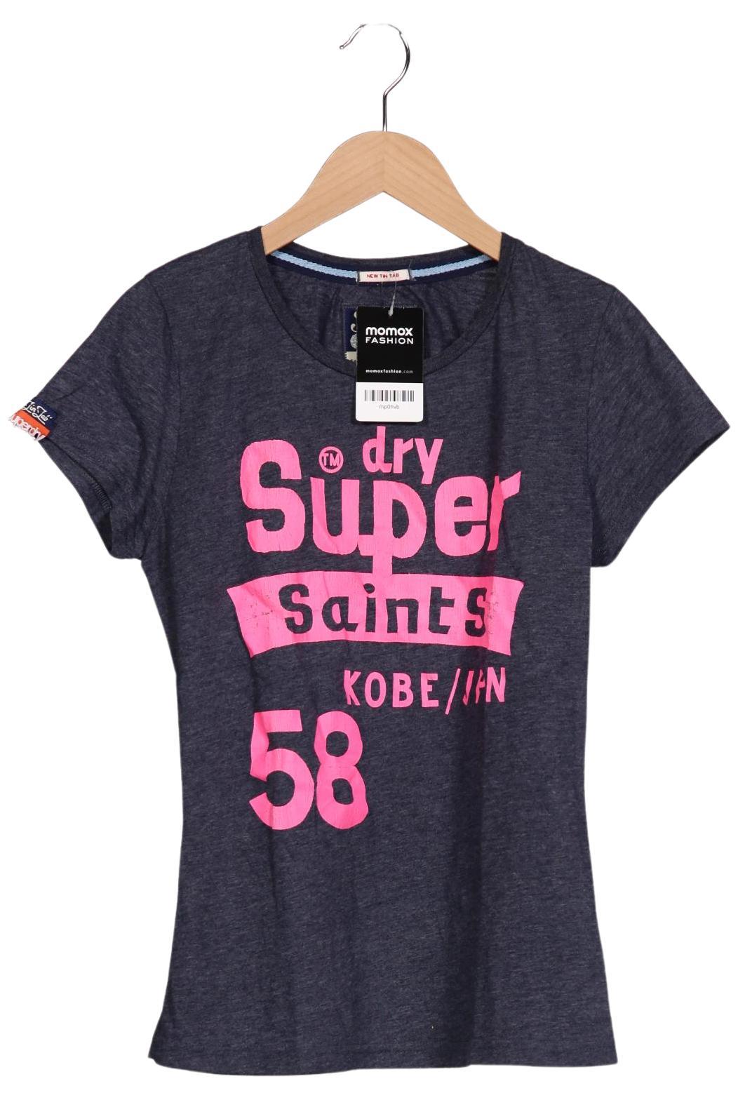 

Superdry Damen T-Shirt, marineblau, Gr. 38