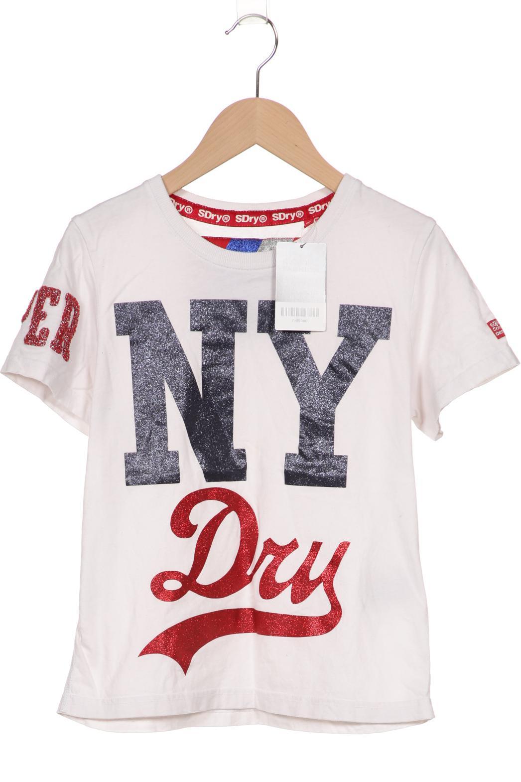 

Superdry Damen T-Shirt, weiß, Gr. 34