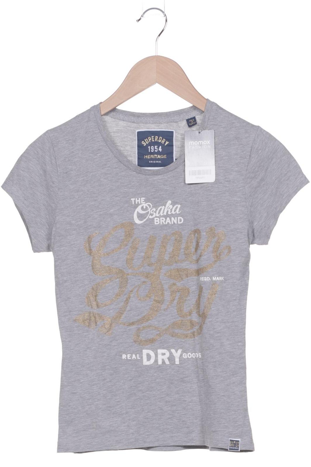 

Superdry Damen T-Shirt, grau, Gr. 38