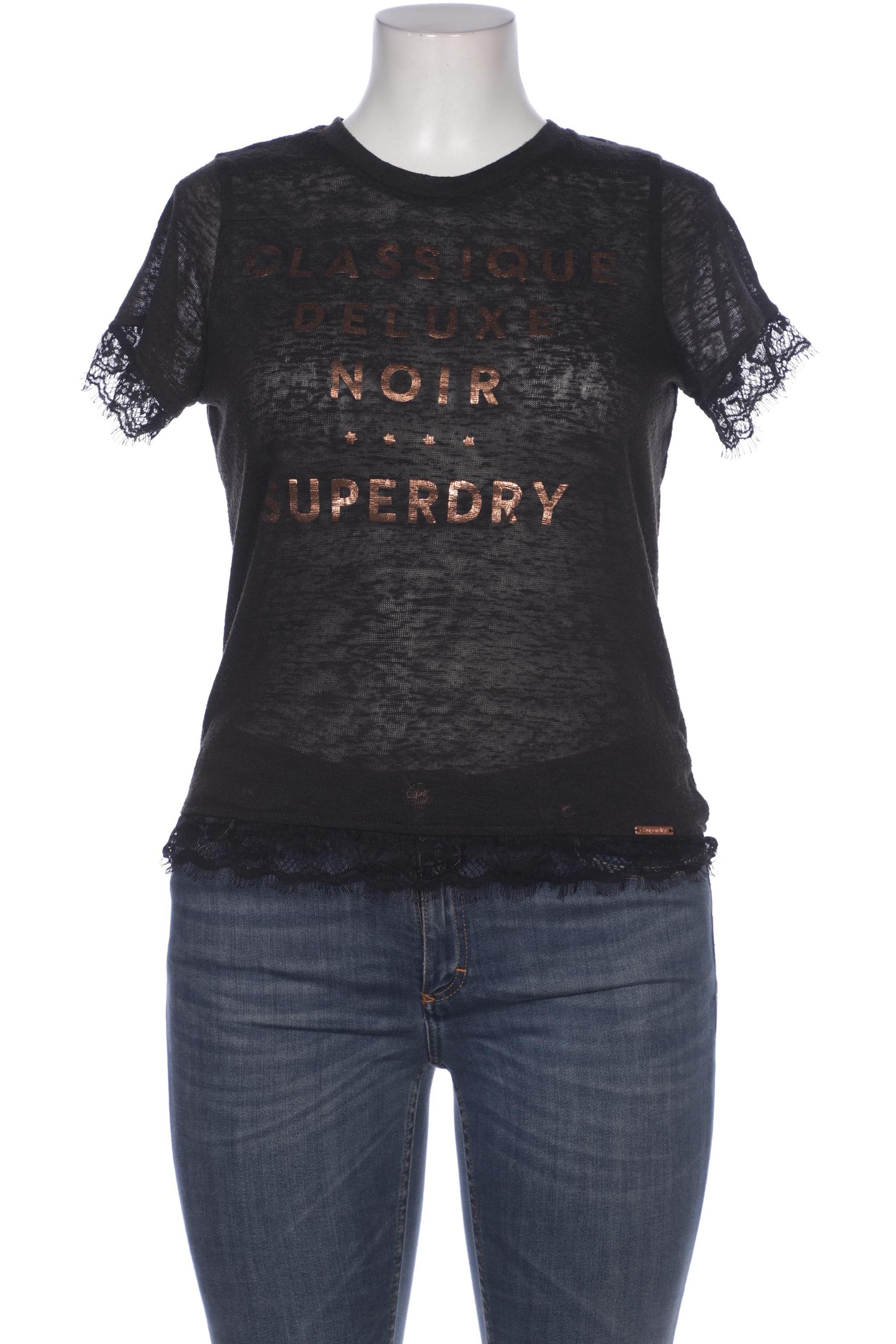 

Superdry Damen T-Shirt, schwarz, Gr. 42