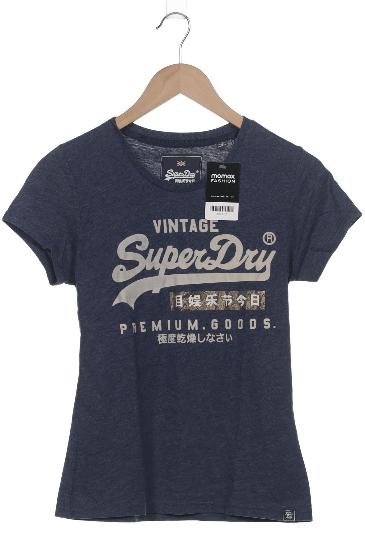 

Superdry Damen T-Shirt, blau, Gr. 38