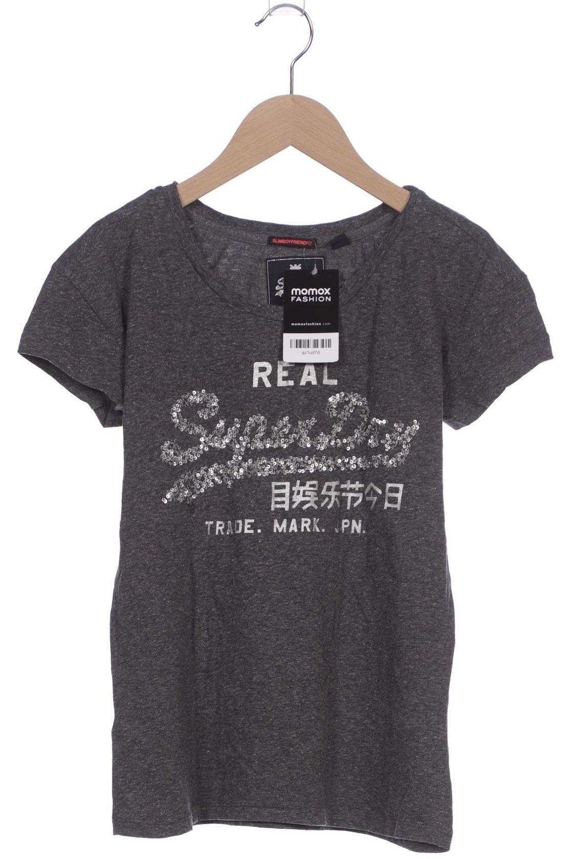 

Superdry Damen T-Shirt, grau, Gr. 34