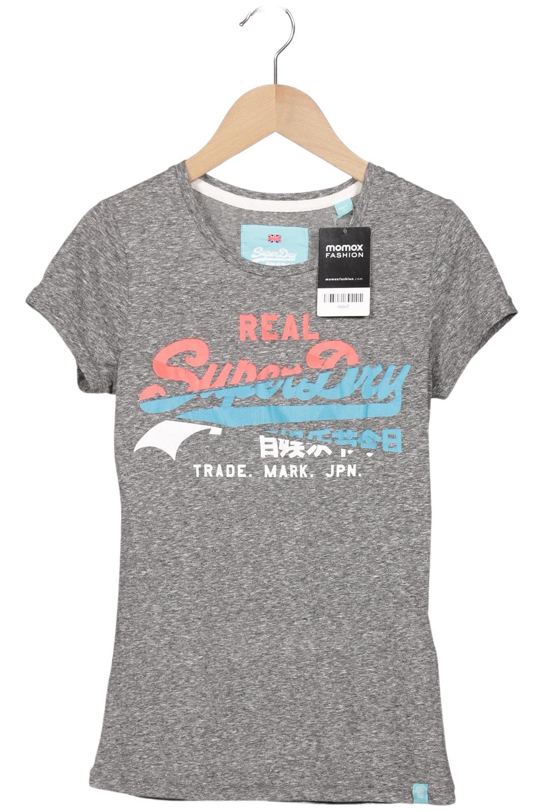 

Superdry Damen T-Shirt, grau, Gr. 34