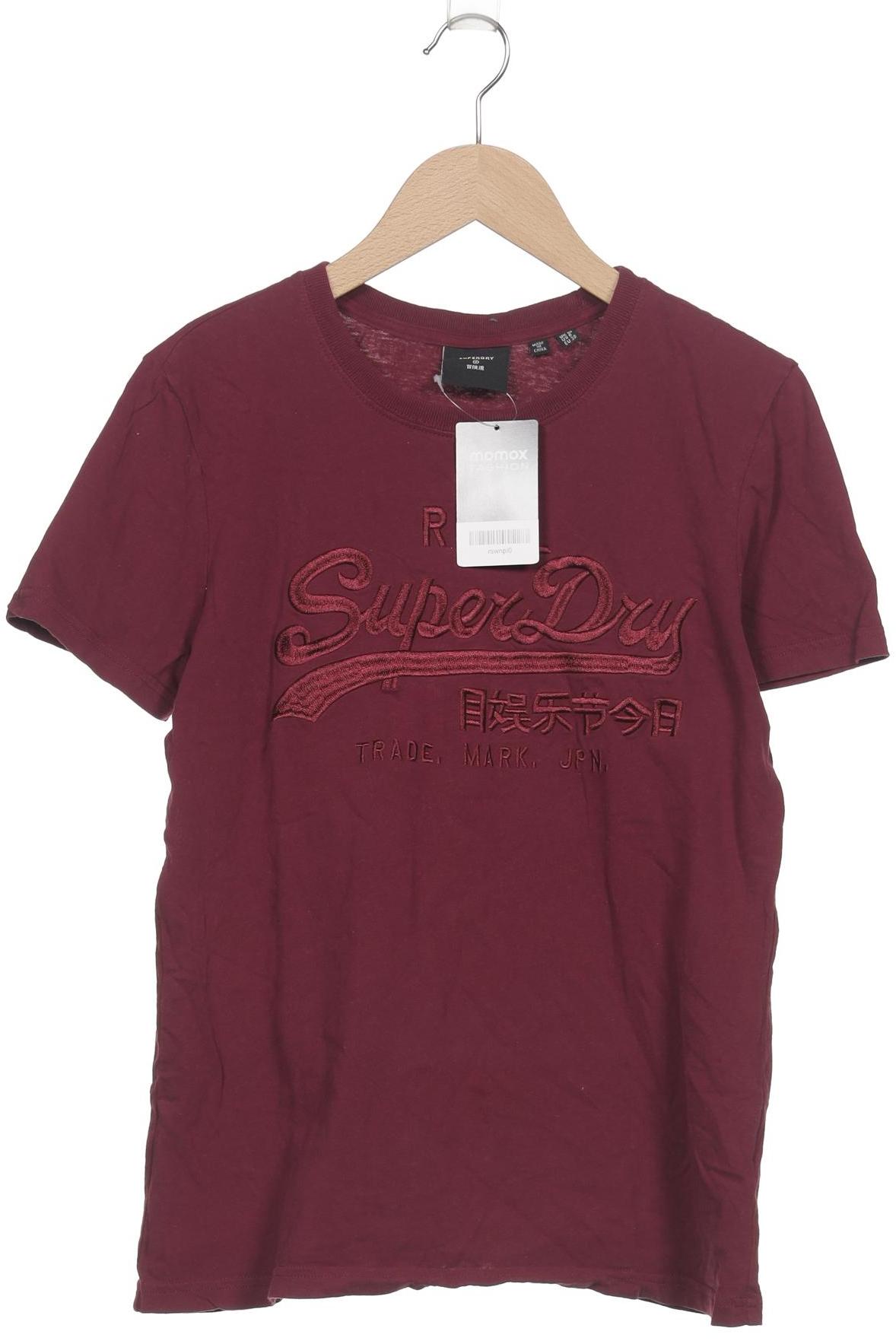 

Superdry Damen T-Shirt, bordeaux, Gr. 38