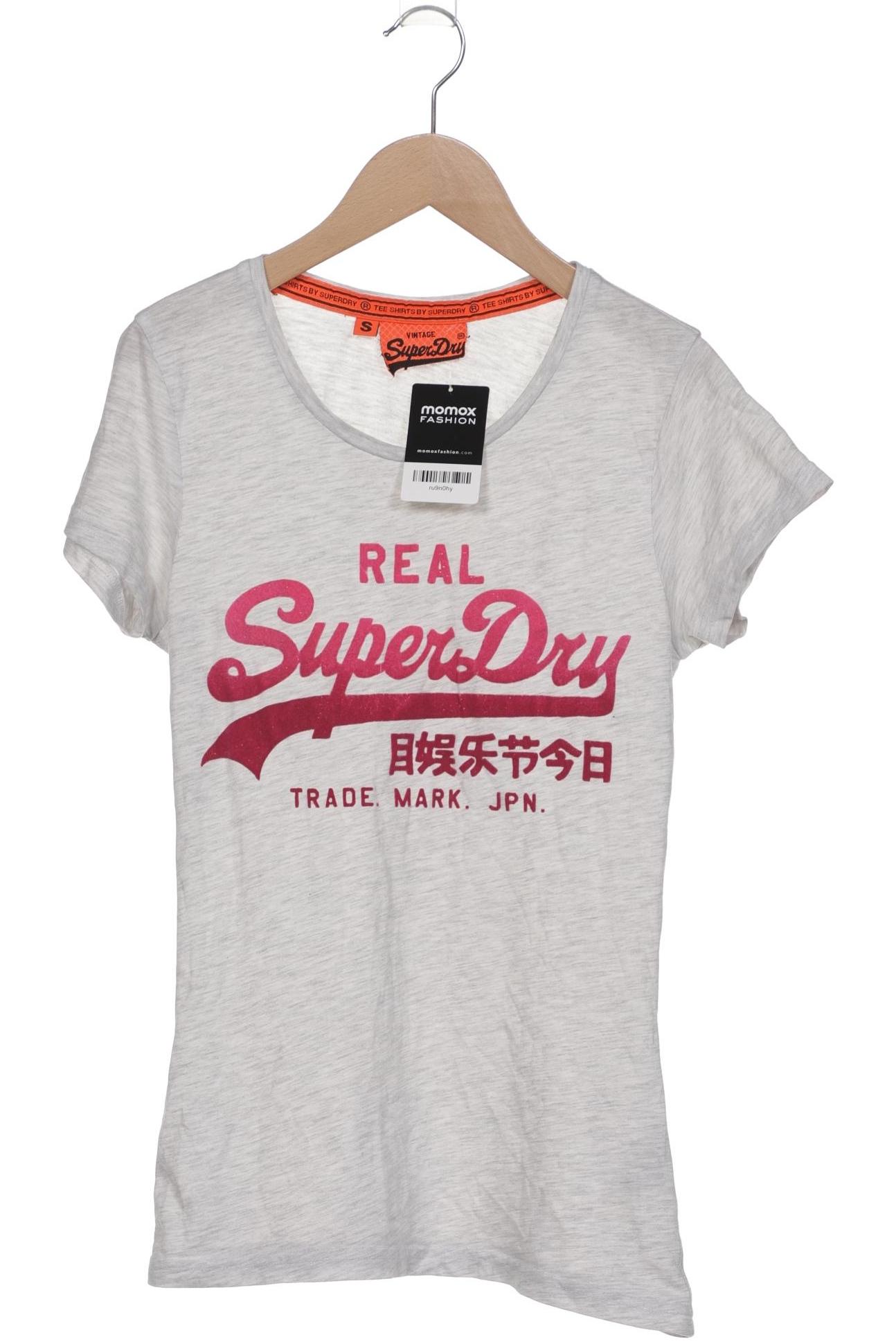 

Superdry Damen T-Shirt, grau, Gr. 36