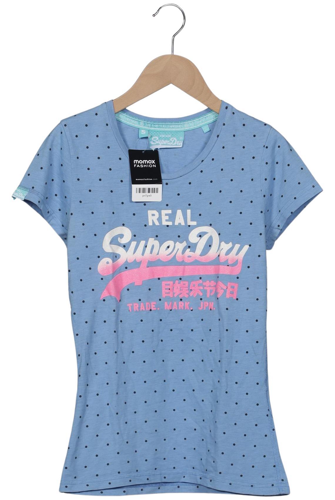 

Superdry Damen T-Shirt, blau, Gr. 36